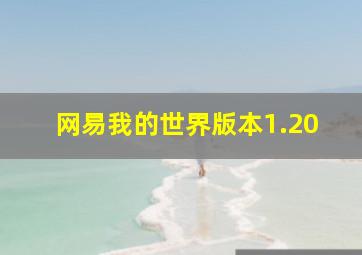 网易我的世界版本1.20