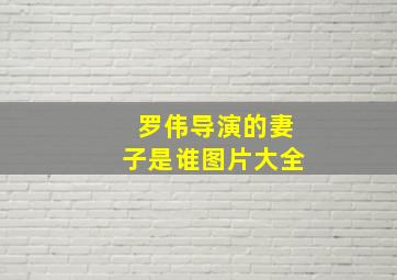 罗伟导演的妻子是谁图片大全