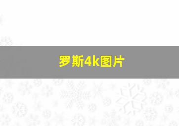 罗斯4k图片