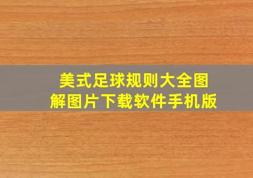 美式足球规则大全图解图片下载软件手机版