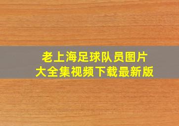 老上海足球队员图片大全集视频下载最新版