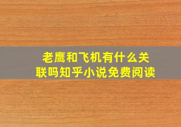 老鹰和飞机有什么关联吗知乎小说免费阅读