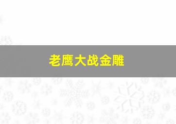 老鹰大战金雕