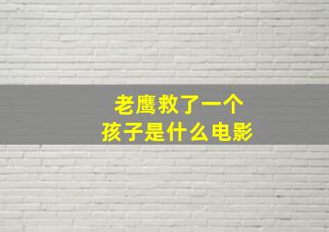 老鹰救了一个孩子是什么电影