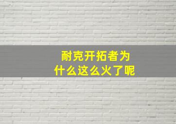 耐克开拓者为什么这么火了呢