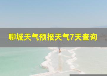 聊城天气预报天气7天查询