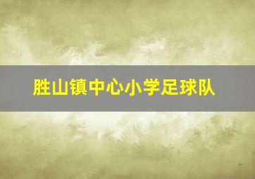 胜山镇中心小学足球队