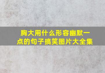 胸大用什么形容幽默一点的句子搞笑图片大全集