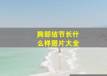 胸部结节长什么样图片大全