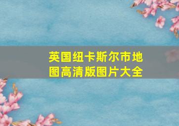 英国纽卡斯尔市地图高清版图片大全