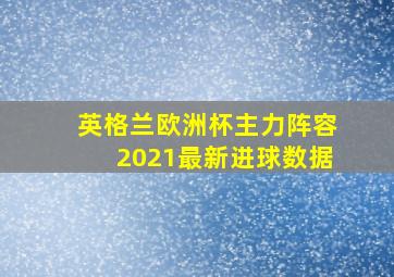 英格兰欧洲杯主力阵容2021最新进球数据