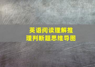 英语阅读理解推理判断题思维导图