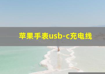 苹果手表usb-c充电线