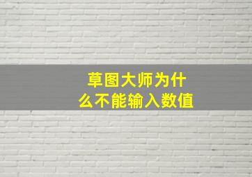 草图大师为什么不能输入数值