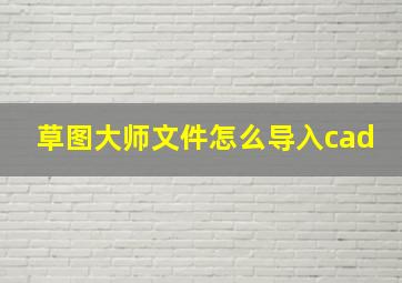 草图大师文件怎么导入cad