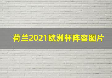 荷兰2021欧洲杯阵容图片