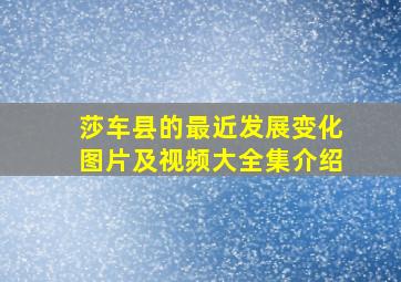 莎车县的最近发展变化图片及视频大全集介绍