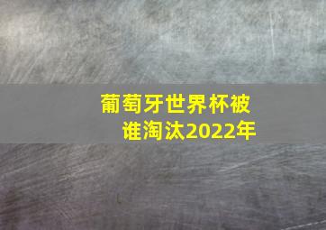 葡萄牙世界杯被谁淘汰2022年