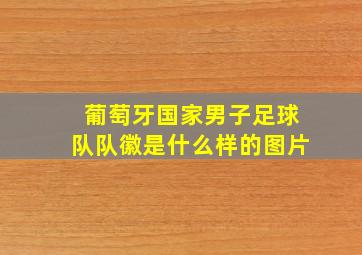 葡萄牙国家男子足球队队徽是什么样的图片