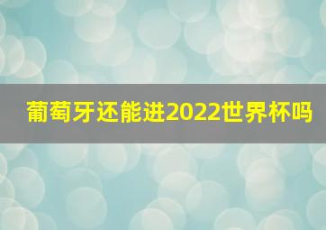 葡萄牙还能进2022世界杯吗