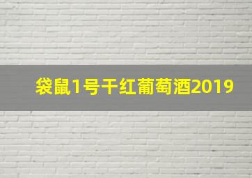 袋鼠1号干红葡萄酒2019