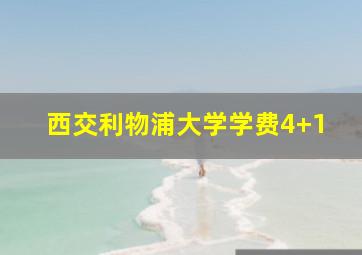 西交利物浦大学学费4+1