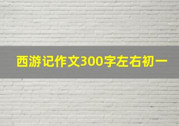 西游记作文300字左右初一