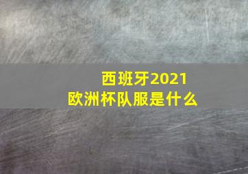 西班牙2021欧洲杯队服是什么