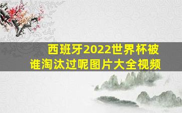 西班牙2022世界杯被谁淘汰过呢图片大全视频