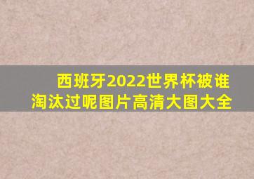 西班牙2022世界杯被谁淘汰过呢图片高清大图大全