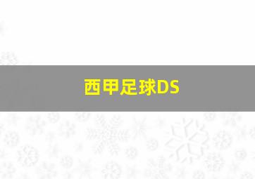 西甲足球DS