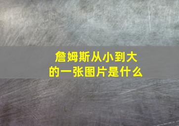 詹姆斯从小到大的一张图片是什么