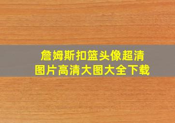 詹姆斯扣篮头像超清图片高清大图大全下载