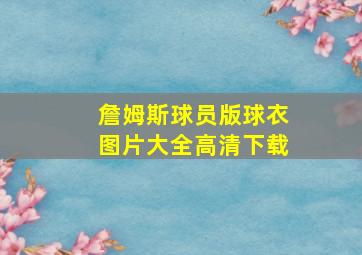 詹姆斯球员版球衣图片大全高清下载