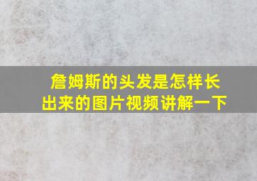 詹姆斯的头发是怎样长出来的图片视频讲解一下