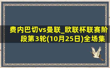 费内巴切vs曼联_欧联杯联赛阶段第3轮(10月25日)全场集锦