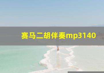 赛马二胡伴奏mp3140