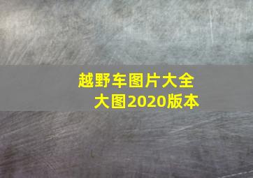 越野车图片大全大图2020版本