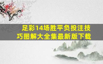 足彩14场胜平负投注技巧图解大全集最新版下载