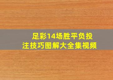 足彩14场胜平负投注技巧图解大全集视频