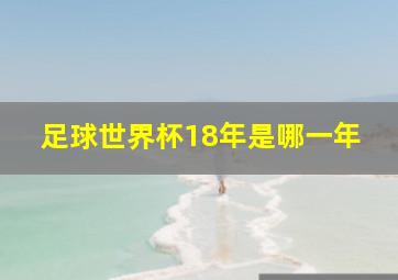 足球世界杯18年是哪一年