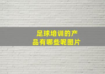 足球培训的产品有哪些呢图片