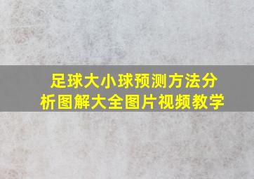 足球大小球预测方法分析图解大全图片视频教学