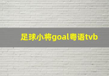 足球小将goal粤语tvb