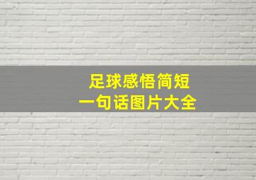 足球感悟简短一句话图片大全