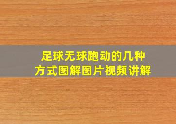 足球无球跑动的几种方式图解图片视频讲解