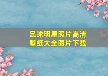 足球明星照片高清壁纸大全图片下载