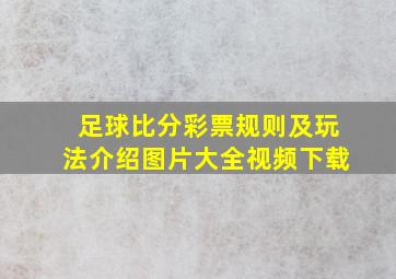 足球比分彩票规则及玩法介绍图片大全视频下载