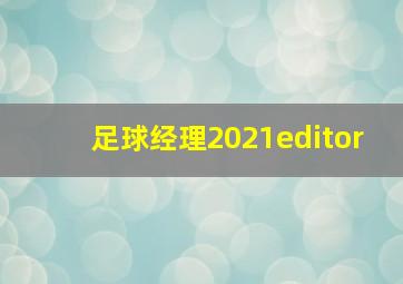 足球经理2021editor