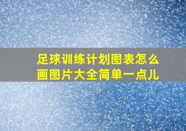 足球训练计划图表怎么画图片大全简单一点儿